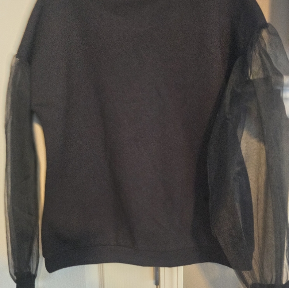 Inc International Concepts Sweater with Mesh Sleeves- Size M - Picture 3 of 8